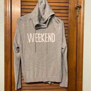 Rachel Zoe hooded sweater size M